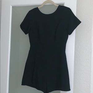 Black Elegant Romper
